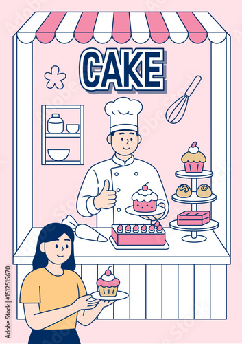 Sweet Moments at the Cake Shop