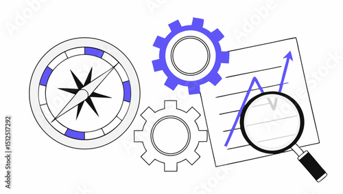 business plan concept  vector illustration