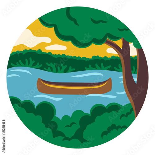 Canoe circle landscape