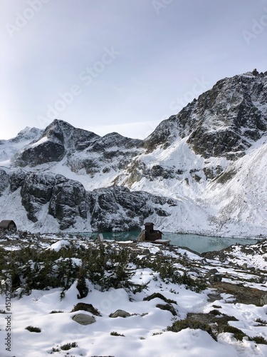 mountain lake in the mountains
