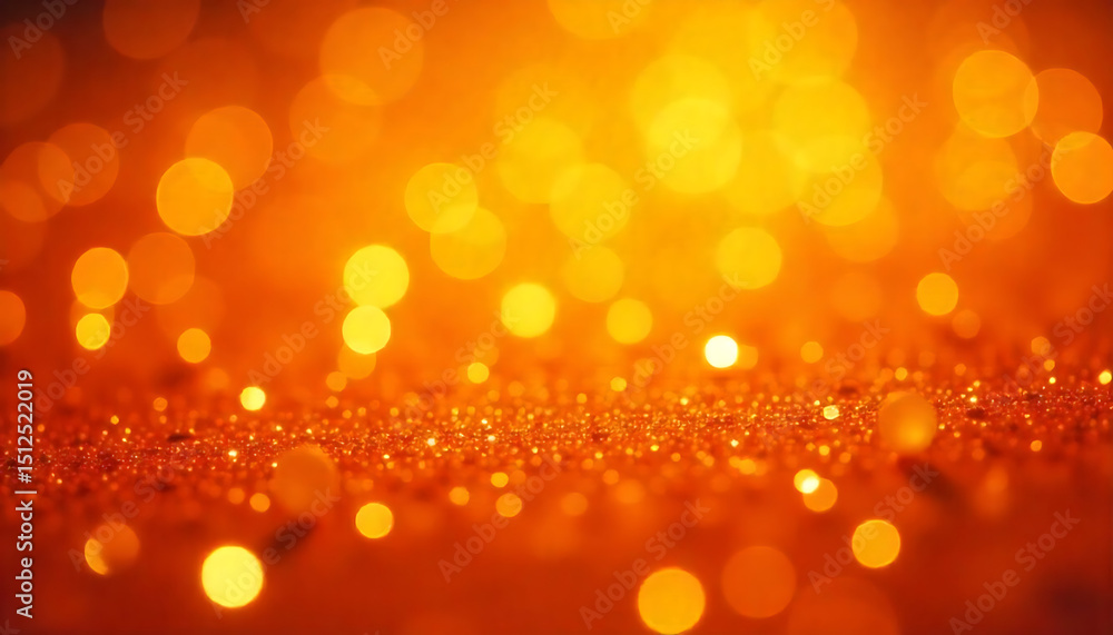 A captivating bokeh effect showcases a rich, warm orange-gold backdrop. A captivating bokeh effect showcases a rich, warm orange-gold backdrop.