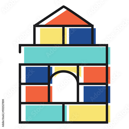 Castle icon toy