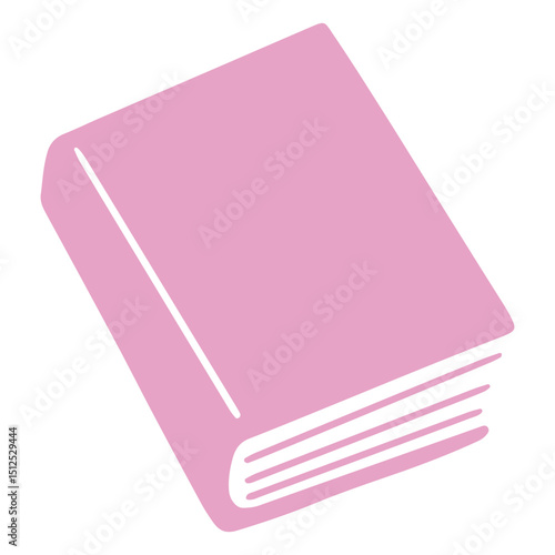 Book icon in pink color