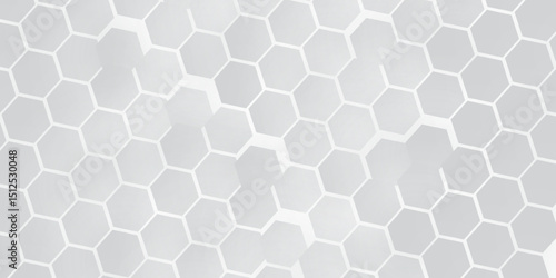 "Create a light gray abstract background featuring a honeycomb hexagonal pattern with soft shadows and a subtle 3D embossed effect for a modern and minimalistic design."
