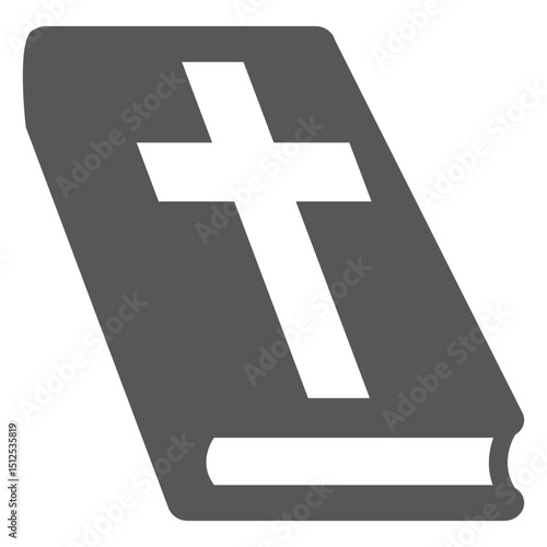 Laid bible book icon