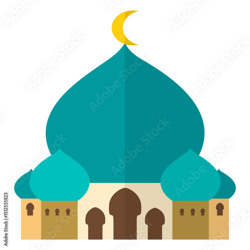 Mosque islam flat
