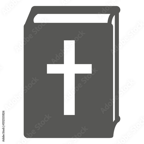 Front bible book icon