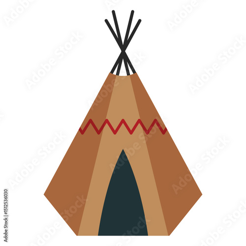 Teepee  Indians shelter