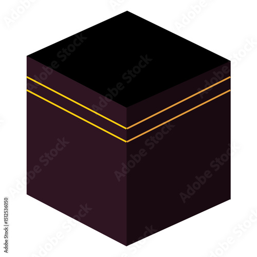 Mecca flat islam illustration