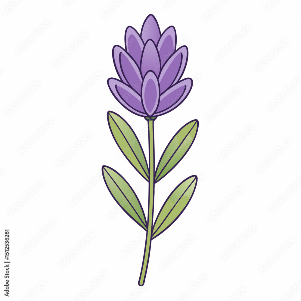 Fototapeta premium pink flower isolated on white background