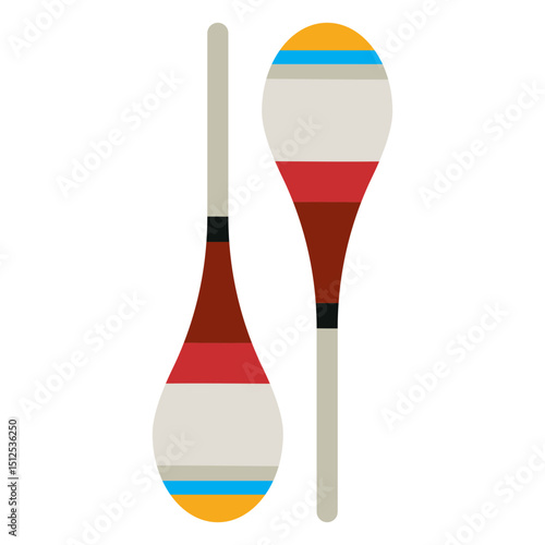 Maraca musical instrument icon