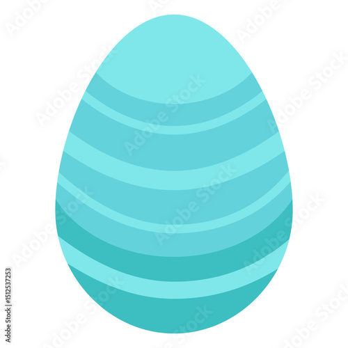 Egg easter painted easter egg stripe easter egg pattern flat