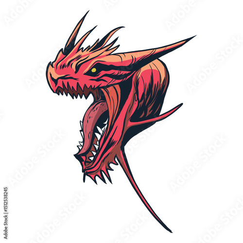 Dragon badge sticker