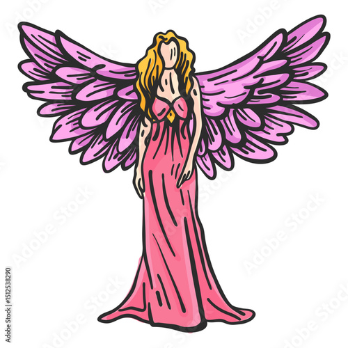 Wing angel flat