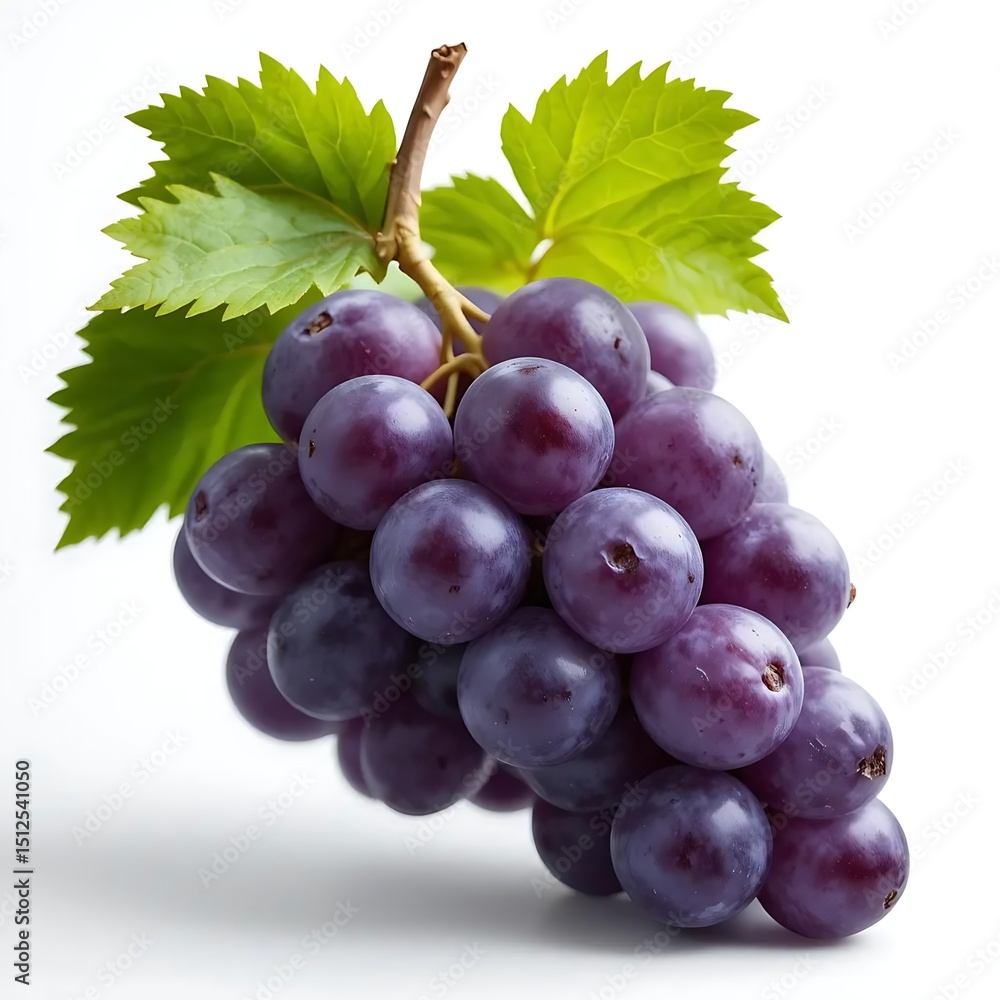 Fototapeta premium bunch of grapes isolated on white