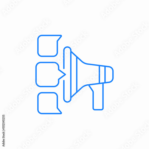 megaphone horn symbol icon sign vector