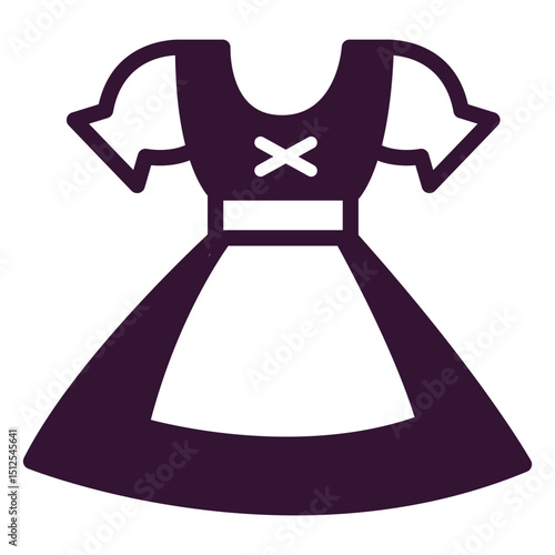 German dirndl stroke