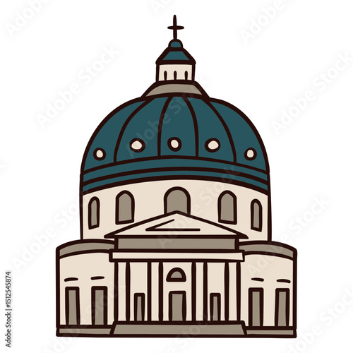 Photography Amalienborg palace illustration