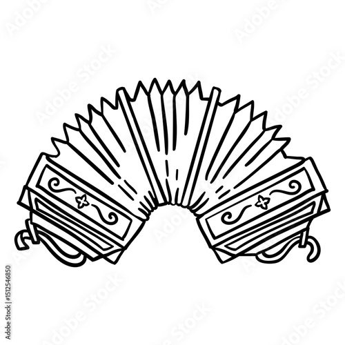 Uruguay bandoneon stroke