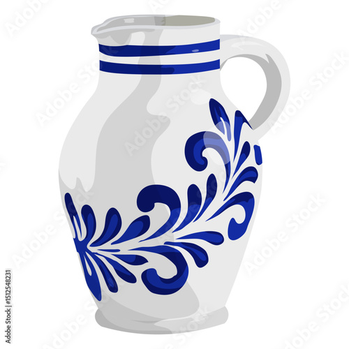 Bembel apple cider illustration