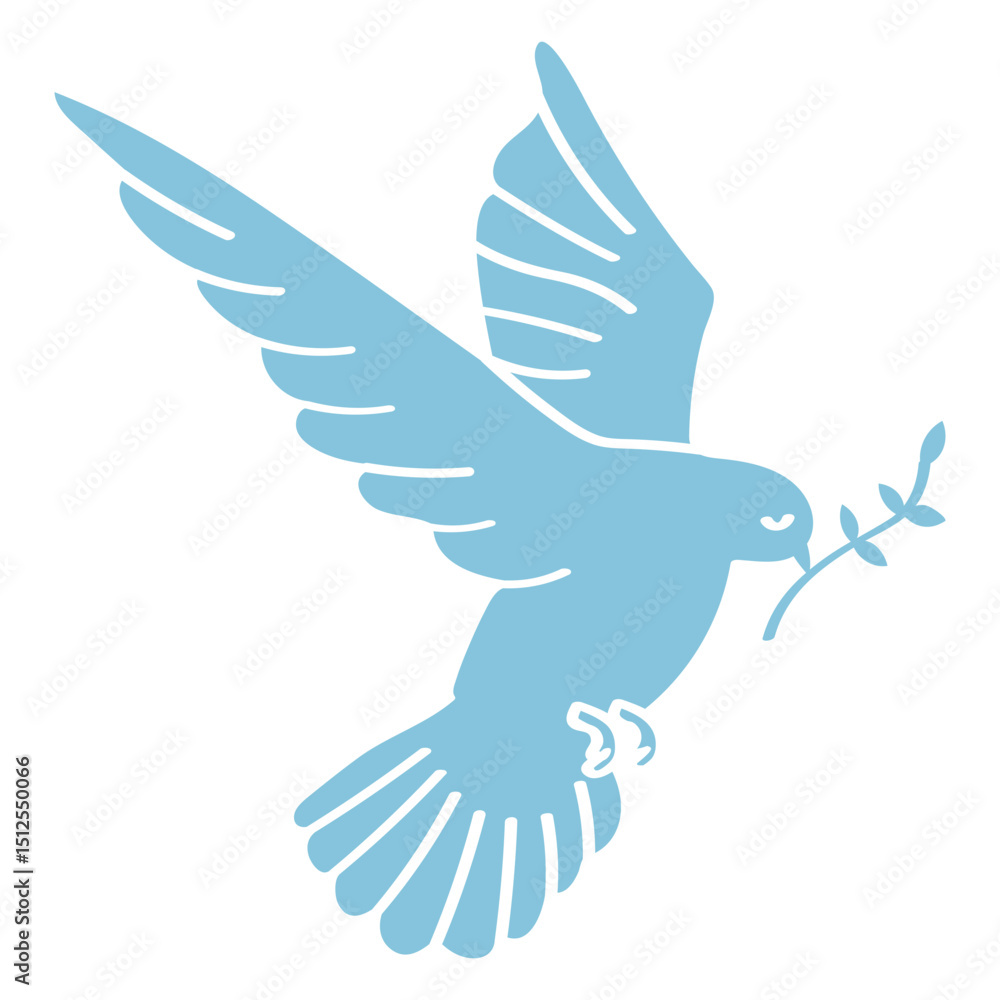 Obraz premium Holy spirit dove cut out