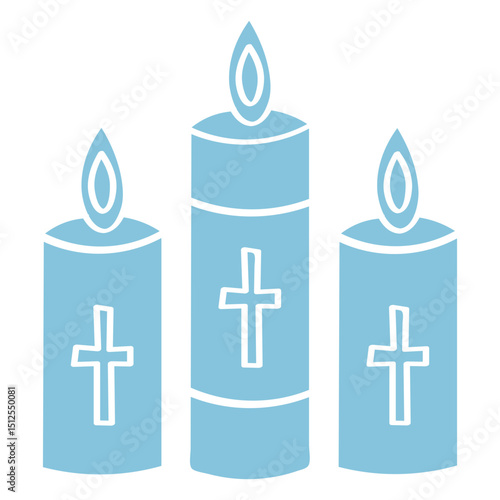 Candles communion cut out