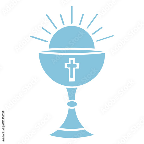 Christian goblet cut out