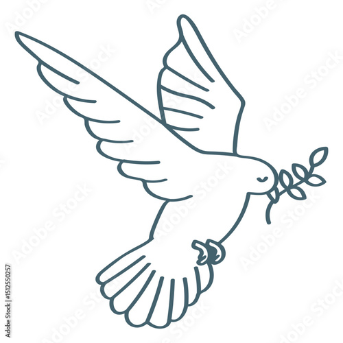 Dove holy spirit communion stroke