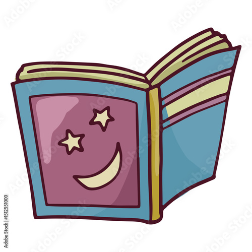 Magic book color stroke