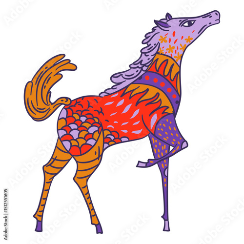 Horse mexican alebrije sculpture