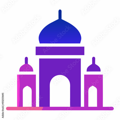 vector illustration of mosque