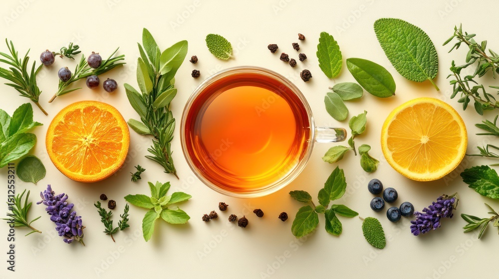 cup of tea and mint cup of tea and mint
