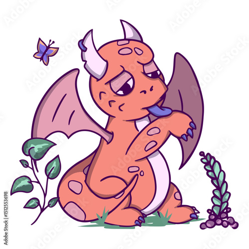 Baby dragon mythological creature