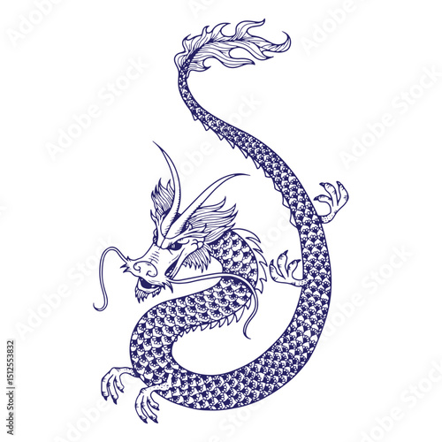 Asian dragon creature