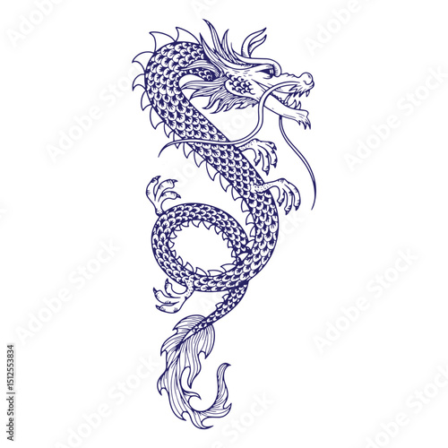 Asian dragon folklore creature