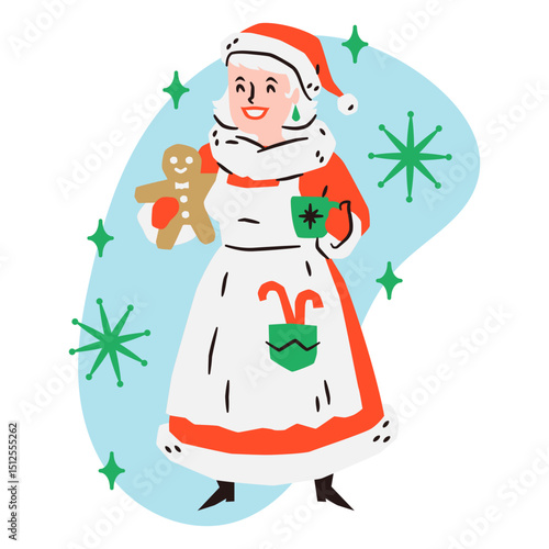 Mrs claus vintage food