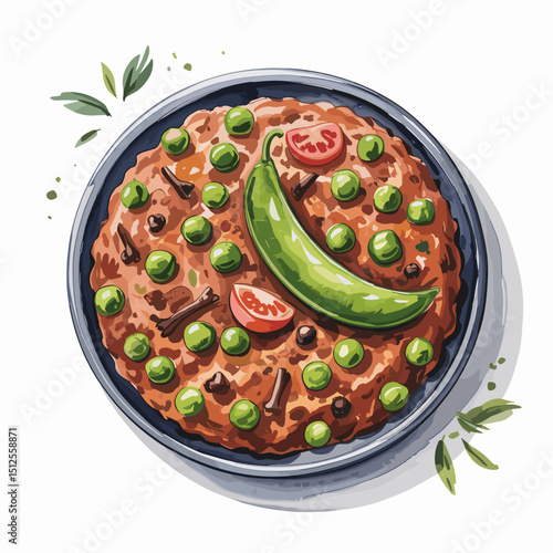 Keema Matar Minced Lamb Curry with Green Peas