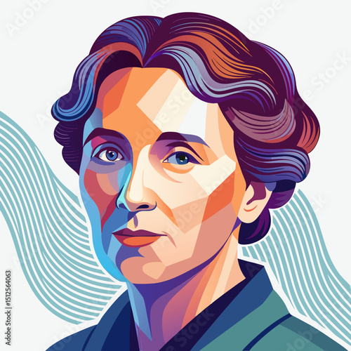 Helen Keller Day Vector Illustration – Empowerment, Deafblind Awareness, Inspiration Concept