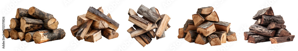 Set of wooden chopped tree log trunk stump wood firewood, pile stacked group pyramid on transparent cutout, PNG file. Many different Mockup template for artwork design Set of wooden chopped tree log trunk stump wood firewood, pile stacked group pyramid on transparent cutout, PNG file. Many different Mockup template for artwork design