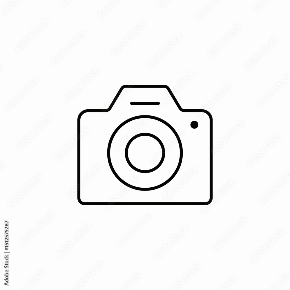 photo camera icon sign vector photo camera icon sign vector