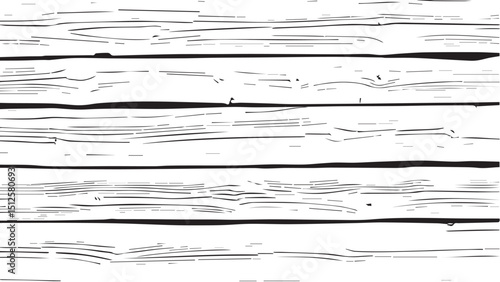 Black and White Wooden Planks Texture for Background. Black and White Wood Background. Distressed Monochrome wood texture.