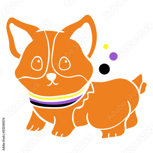 Dod non binary flag cut out