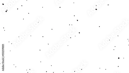 Grunge ink dots grained texture on white background. Ink dots seamless pattern. Black and white spray texture.
