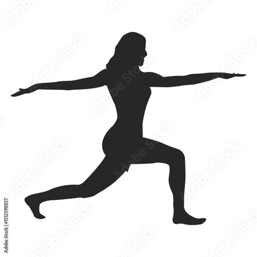 Female doing yoga 1