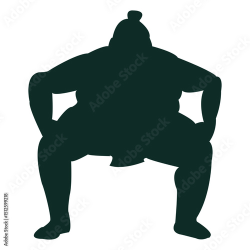 Sumo wrestling heavyweight traditional