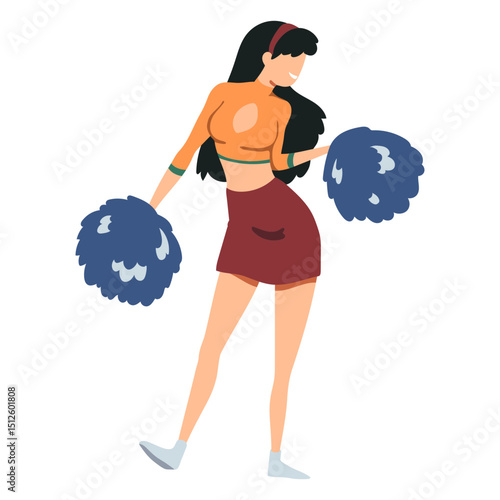 College cheerleader
