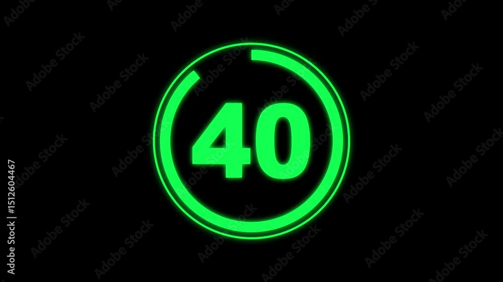Countdown timer from 45 to 0 seconds real time. Modern flat design of countdown animation isolated on transparent background with alpha channel, 45 seconds countdown timer with circle count idea Countdown timer from 45 to 0 seconds real time. Modern flat design of countdown animation isolated on transparent background with alpha channel, 45 seconds countdown timer with circle count idea