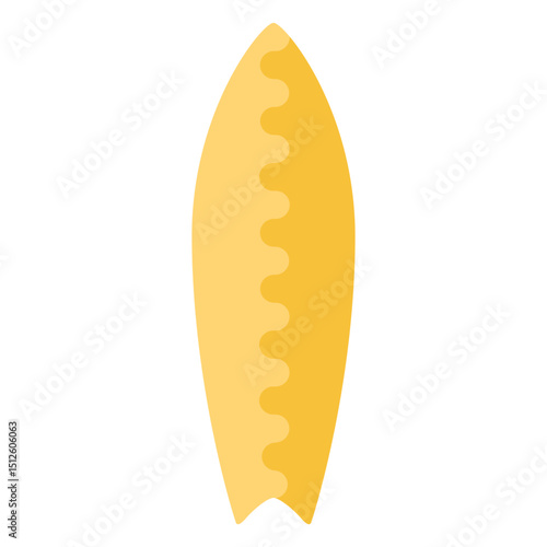 Short surfboard flat element design