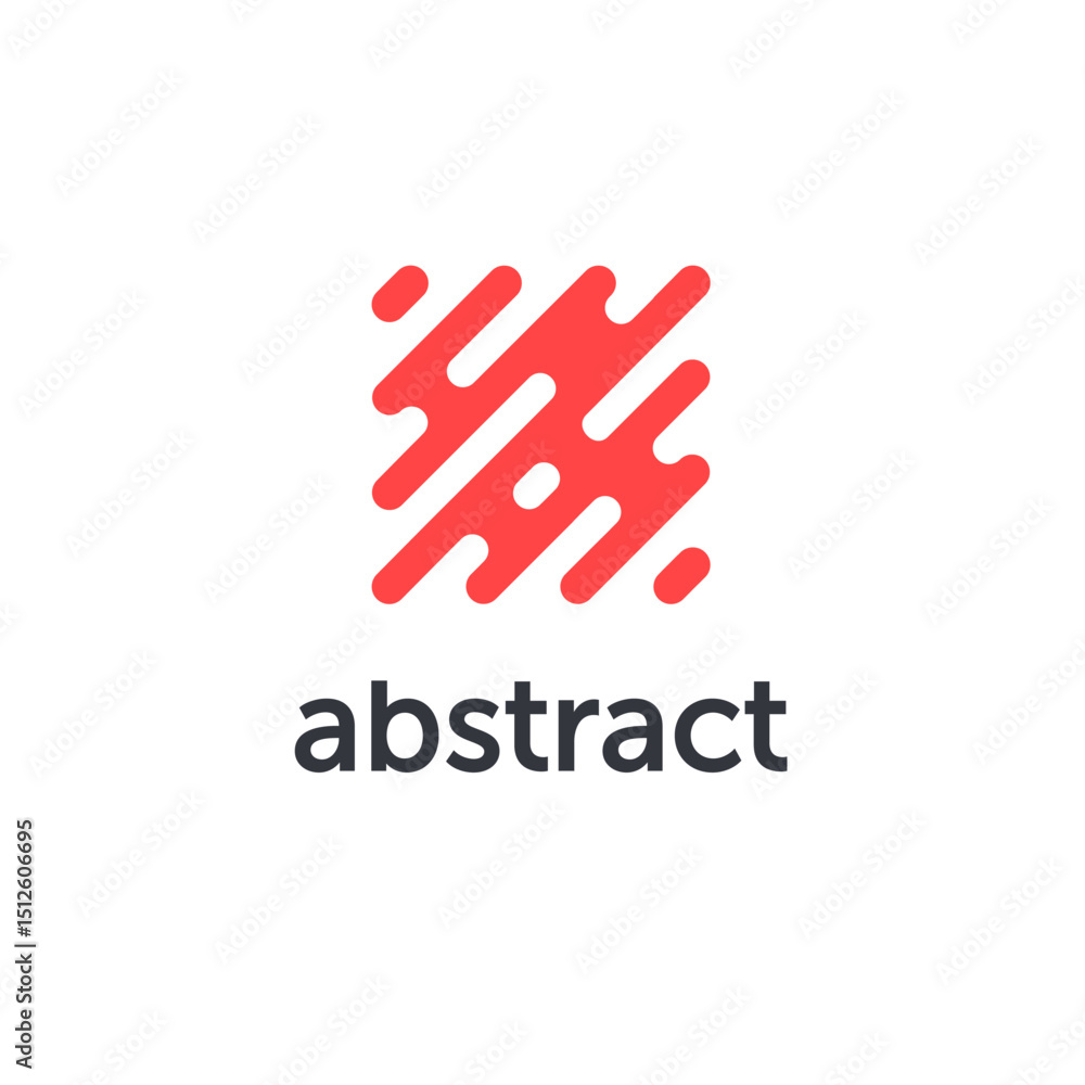Vector logo design template. Abstract sign for business.
