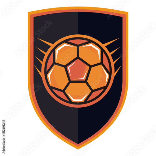 Handball badge logo